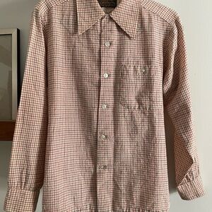 Vintage USA Pendleton Wool Shirt Men’s S Women’s M moth holes